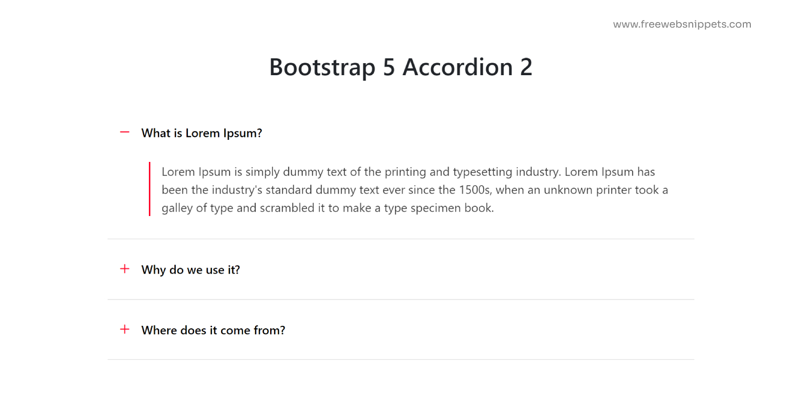 Enhanced Bootstrap 5 Accordion with Custom Styling