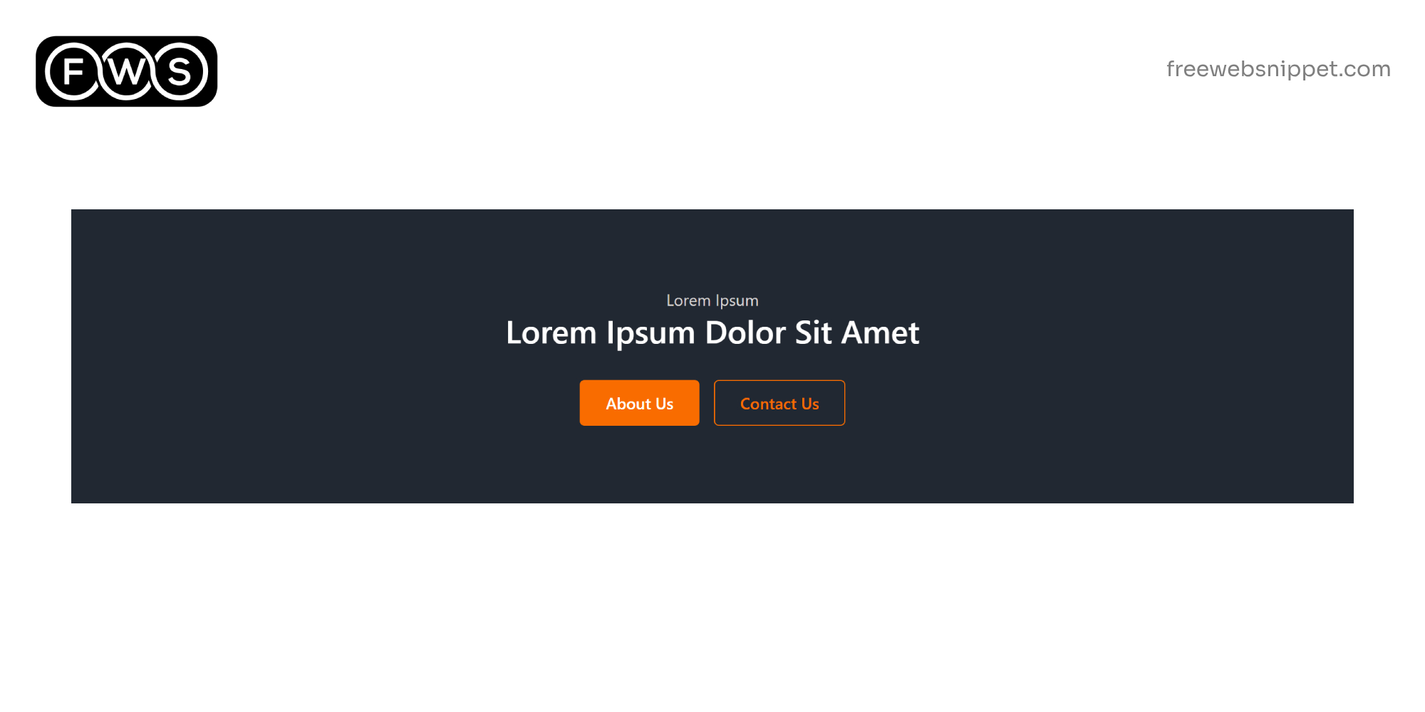 Modern Call to Action Snippet with Dual Buttons Using Bootstrap 5