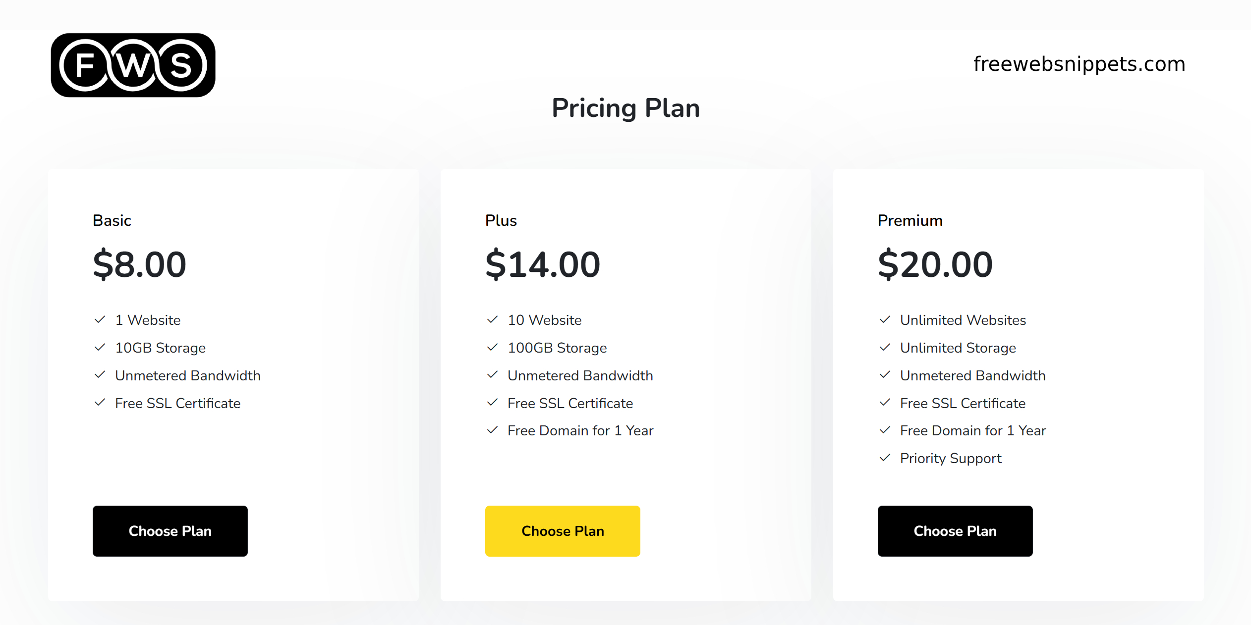 Website Pricing Plans | Choose the Perfect Package for Your Needs